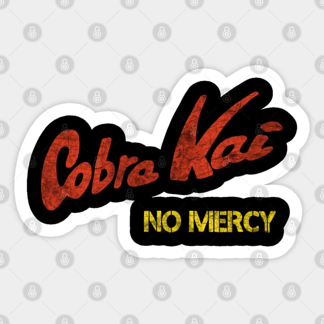 Cobra Kai - No Mercy Sticker by valentinahramov